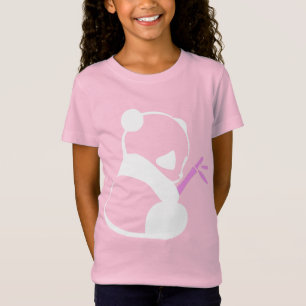 Niedlich Panda Bambus T-Shirt