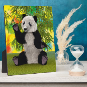 Niedlich Panda Bear Kawaii Animal Lover Perfektes  Fotoplatte