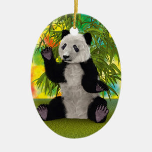 Niedlich Panda Bear Kawaii Animal Lover Perfektes Keramikornament