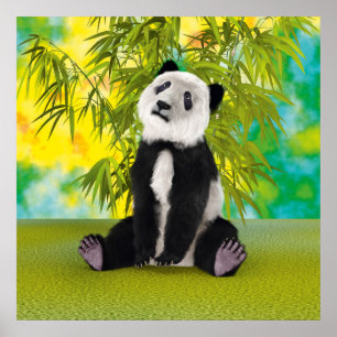 Niedlich Panda Bear Kawaii Animal Lover Perfektes Poster