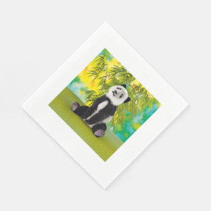 Niedlich Panda Bear Kawaii Animal Lover Perfektes  Serviette