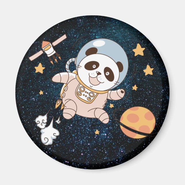 Niedlich Panda Bear Magnet (Vorne)