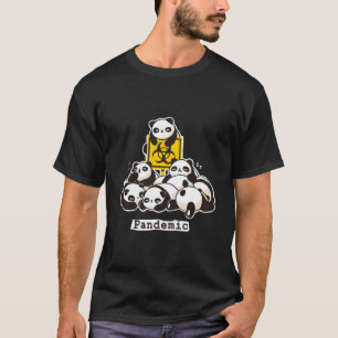 Niedlich Panda Funny Pandemic T-Shirt