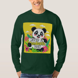 Niedlich Panda "Habe einen Pandastic Day" T-Shirt