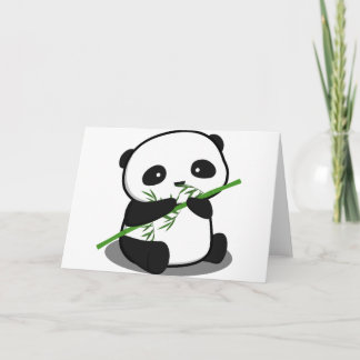 Niedlich Panda Karte