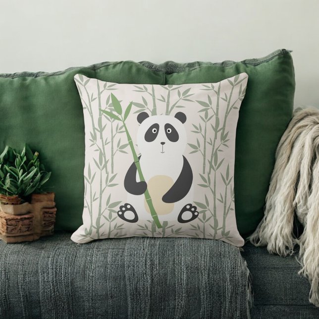 Niedlich Panda Kinderzimmer Throw Kissen (Von Creator hochgeladen)