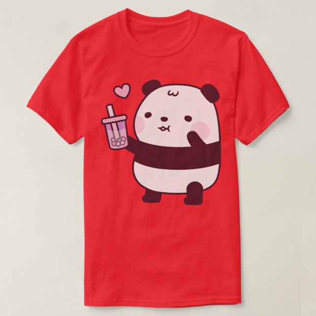 Niedlich Panda Lieben Taro Bubble Tee (Design vorne)