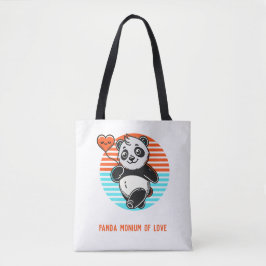 Niedlich Panda "Panda-monium of Liebe" Tote Tasche