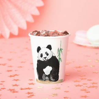 Niedlich Panda Pappbecher