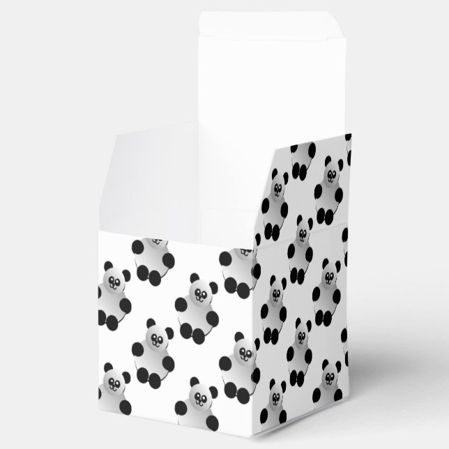 Niedlich Panda Pattern Geschenkschachtel (Geöffnet)
