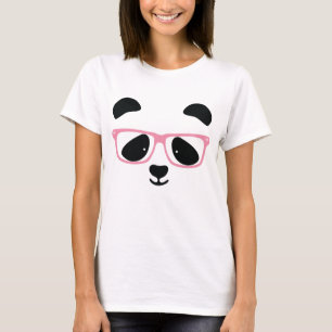 Niedlich Panda Pink T-Shirt