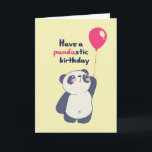 Niedlich Panda Pub Pandastic Bday Funny Birthday Karte<br><div class="desc">Die lustige und niedliche Geburtstag-Karte für diejenigen,  die Liebe Pistons und Spaß. Der perfekte Weg,  um Ihren Freunden und der Familie einen guten Geburtstag zu wünschen. Besuchen Sie unseren Shop für mehr Geburtstagskarten Sammlung. Sie finden etwas cooles,  Humorvolles und manchmal sarkastisches Geburtstagskarten für Ihren besonderen Menschen.</div>