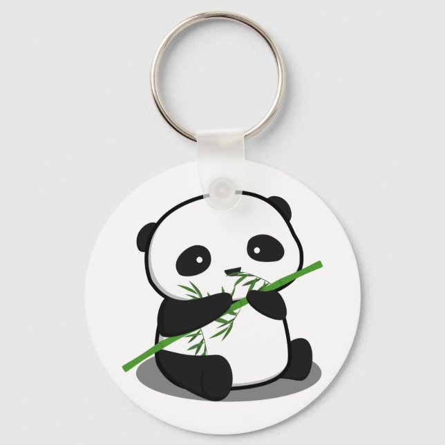 Niedlich Panda Schlüsselanhänger (Vorderseite)