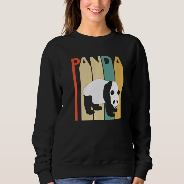 Niedlich Panda Sweatshirt (Vorderseite)