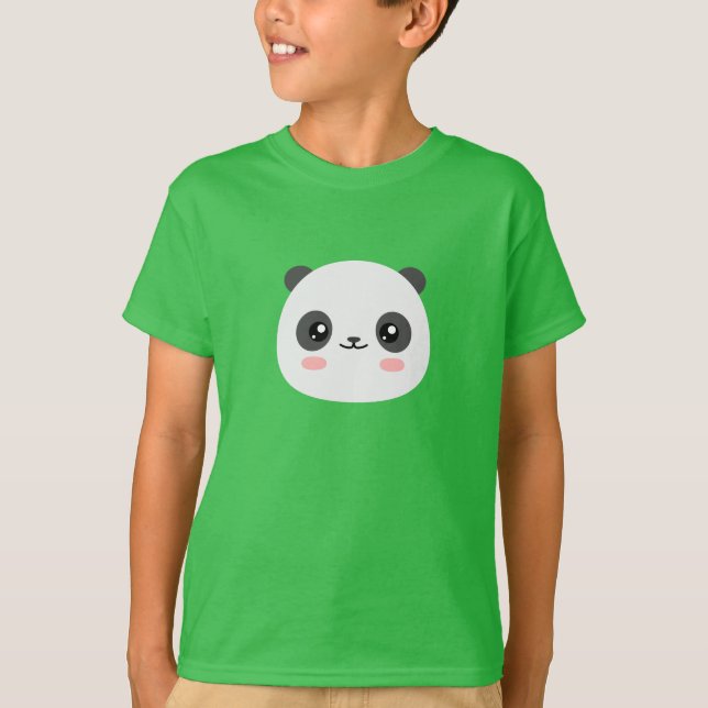 Niedlich Panda T-Shirt (Vorderseite)