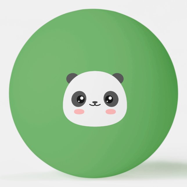 Niedlich Panda Tischtennisball (Vorderseite)