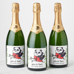 Niedlich Panda Vielen Dank Baby Dusche Sparkling W