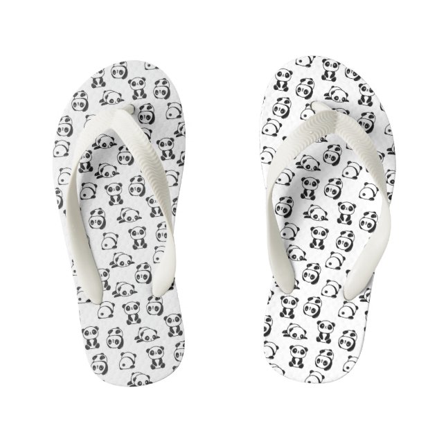 Niedlich Pandas Pattern Kinderbadesandalen (Fußbett)