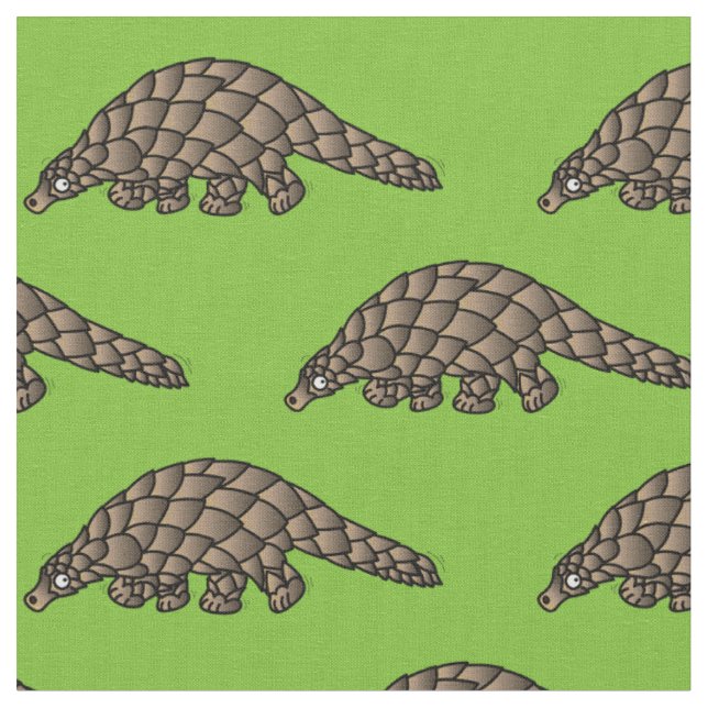 Niedlich Pangolins Kinder Cartoon Stoff (Nahaufnahme)