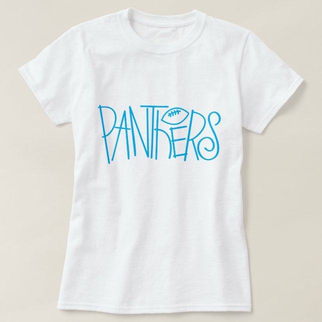 Niedlich Panthers Football Youth Team Rec League M T-Shirt (Design vorne)