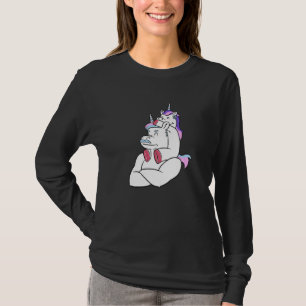 Niedlich Papacorn Vater Tochter Unicorns T-Shirt