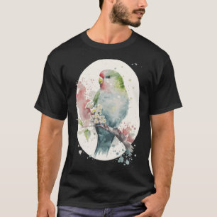 Niedlich Parakeet Japanisch Cherry Blossom Budgie T-Shirt
