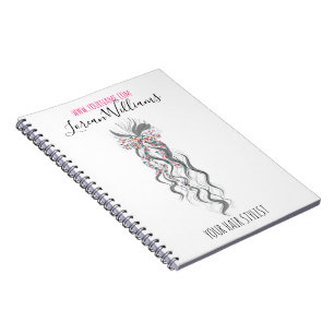Niedlich Pastel Bride Wavy Friseur Friseur Salon B Notizblock