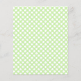 Niedlich Pastel Green Gingham Pattern Scrapbook Pa