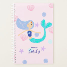 Niedlich Pastel Periwinkle Mermaid Princess Planer