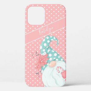 Niedlich Pastel Polka Dot Merry Christmas Gnome Ca Case-Mate iPhone Hülle