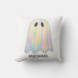 Niedlich Pastel Rainbow Ghost   Ästhetische Spooki Kissen
