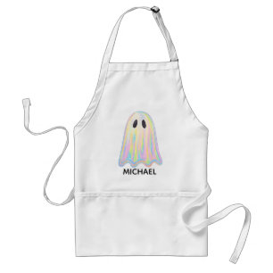 Niedlich Pastel Rainbow Ghost   Ästhetische Spooki Schürze
