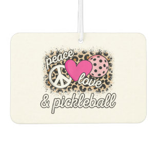 Niedlich Peace Liebe Pickleball Player Funny Pickl Autolufterfrischer