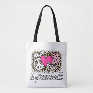 Niedlich Peace Liebe Pickleball Player Funny Pickl Tasche