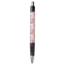 Niedlich Peach Orange Fruchtmuster Pink Kugelschreiber