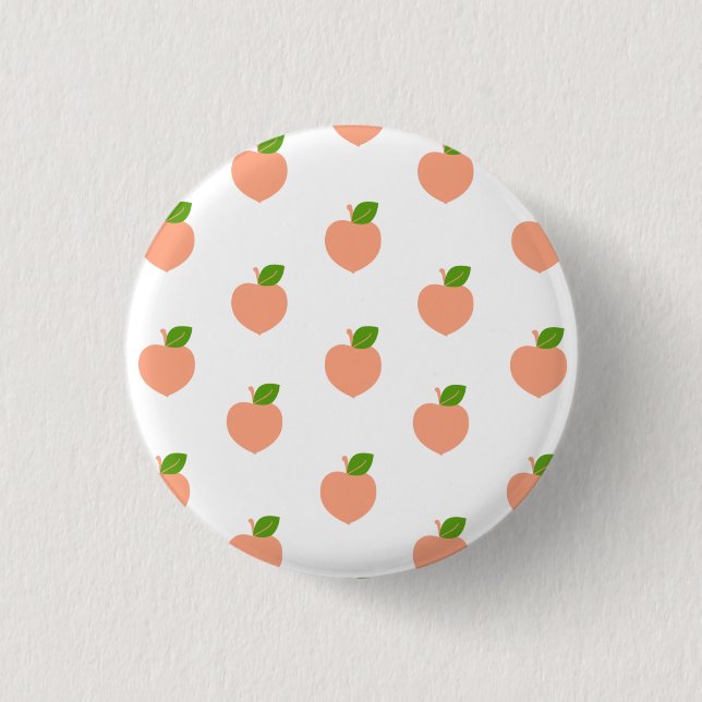Niedlich Peachy Button (Vorderseite)