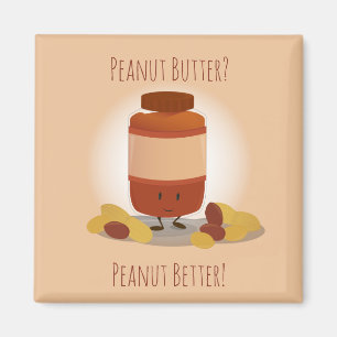 Niedlich Peanut Butter Jar   Magnet