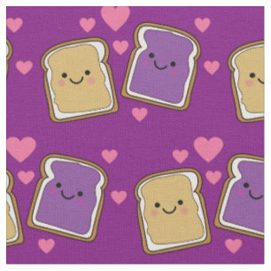 Niedlich Peanut Butter & Jelly Kids PBJ Kawaii Car Stoff