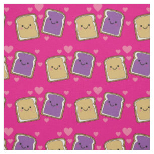 Niedlich Peanut Butter & Jelly Kids PBJ Kawaii Car Stoff