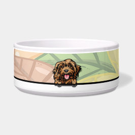 Niedlich Peeking Cockapoo, Küche Napf