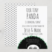 Niedlich Peeking Panda Baby Dusche