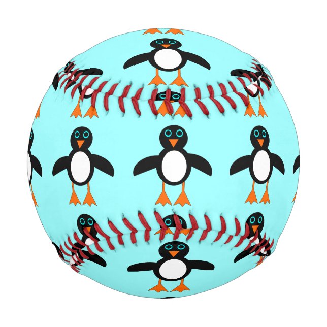 Niedlich Penguin Baseball (Vorderseite)