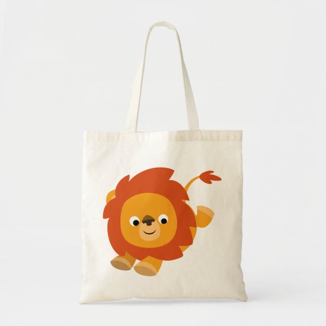 Niedlich Perky Cartoon Lion Bag Tragetasche (Vorne)