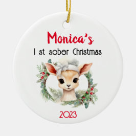 Niedlich Personalisierbare Bezeichnung & Sobriree  Keramik Ornament