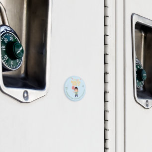 Niedlich Personalisierte Upsherin Magnet