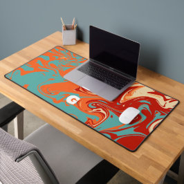 Niedlich Personalize Pastel Marbel Schreibtischunterlage