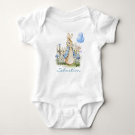Niedlich Peter Rabbit Bunny Boy Name Baby Strampler