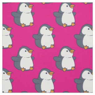 Niedlich Pinguin Kinder Cartoon Pink Girls Stoff