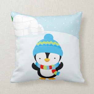 Niedlich Pinguin Kissen