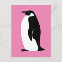 Niedlich Pinguin Pink Schwarz-weiß